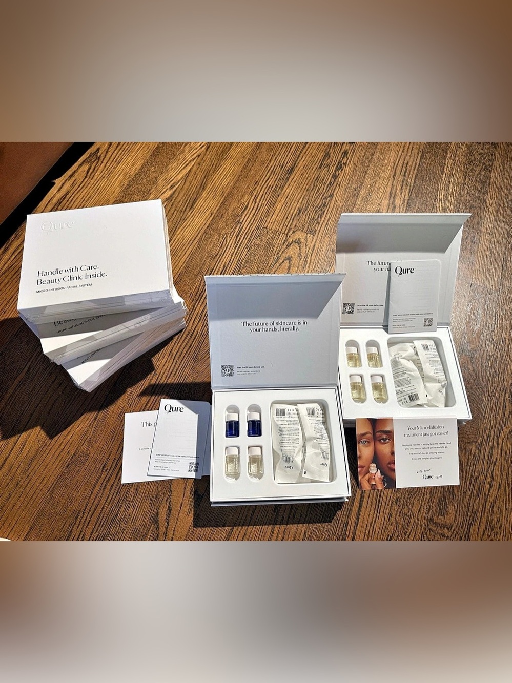 Qure Micro-Infusion Facial System Skincare Tool NWT